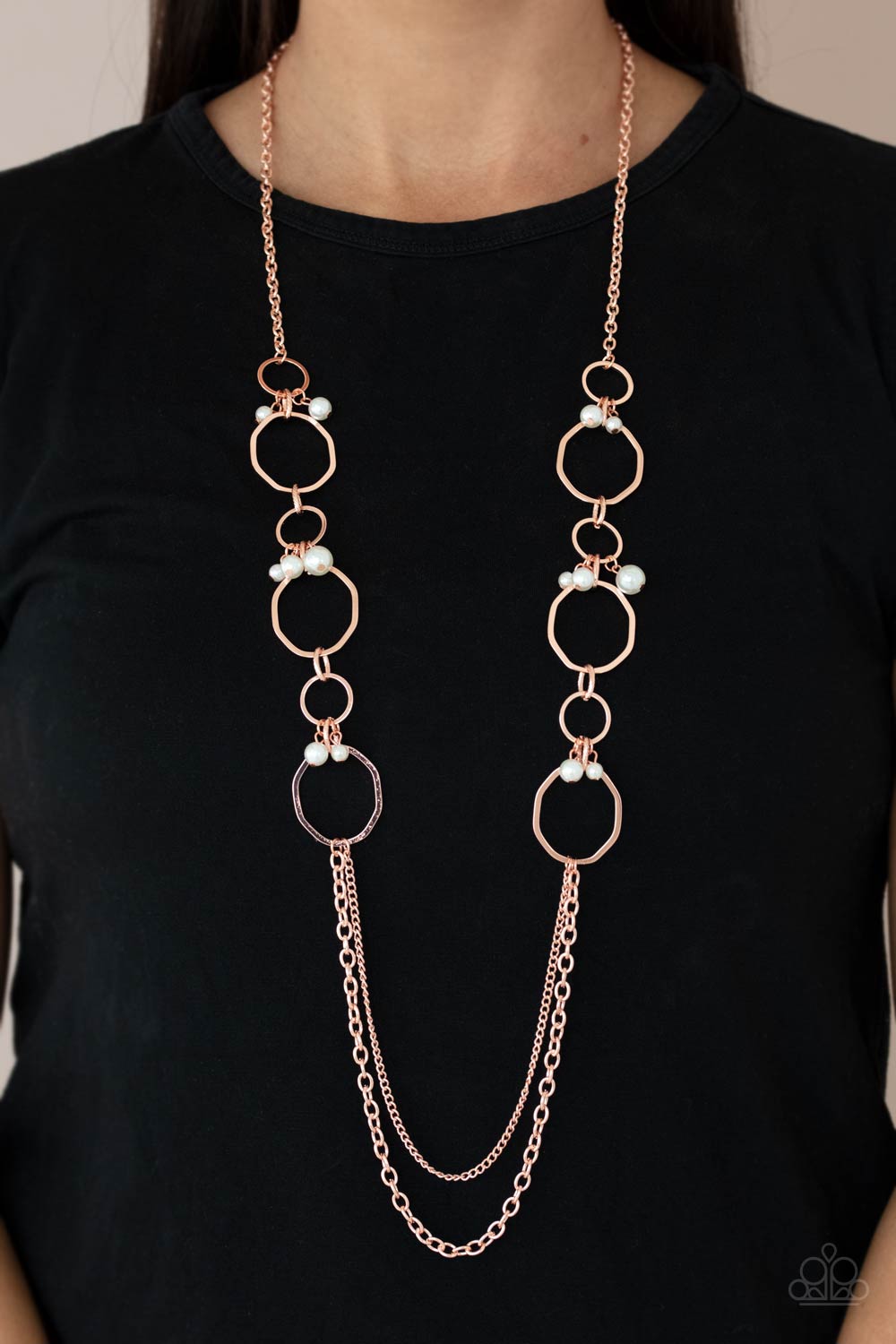 Ante UPSCALE​ - copper - Paparazzi necklace