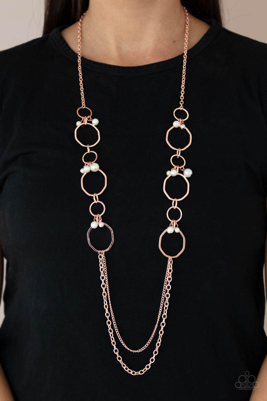 Ante UPSCALE​ - copper - Paparazzi necklace