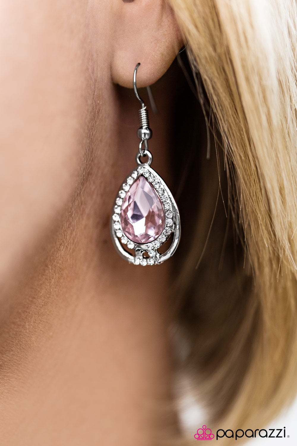 Anything Is POSH-ible! - Pink - Paparazzi earrings