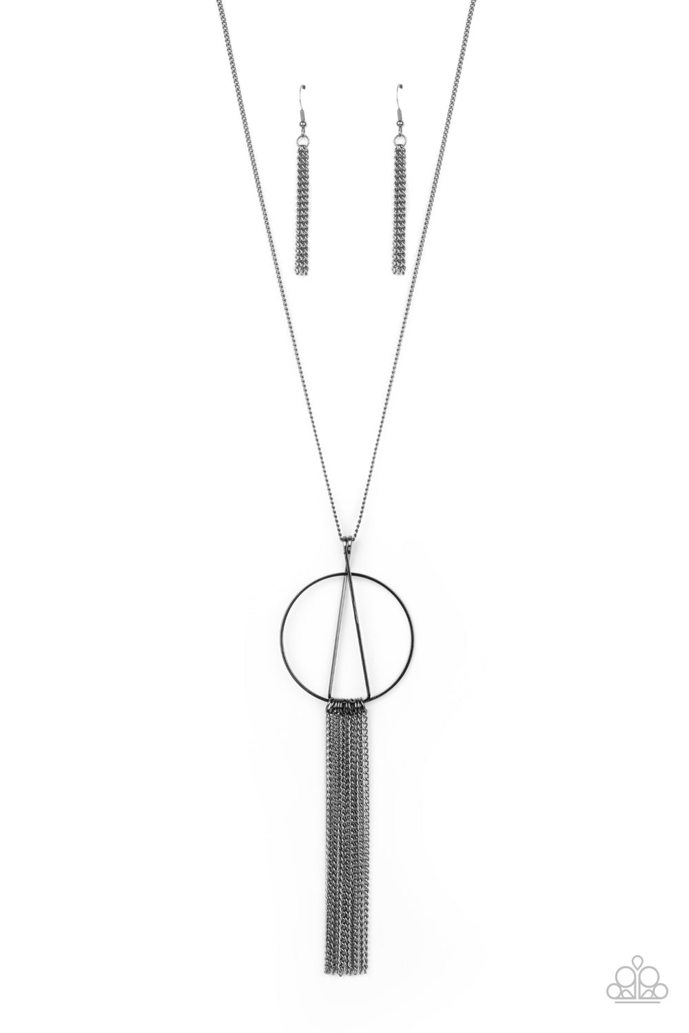 Apparatus Applique - black - Paparazzi necklace