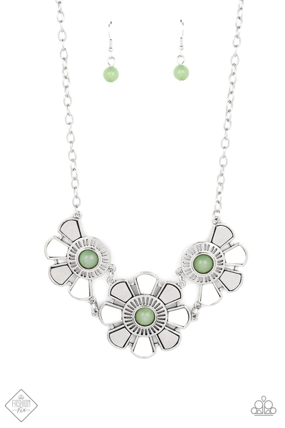 Aquatic Garden - green - Paparazzi necklace