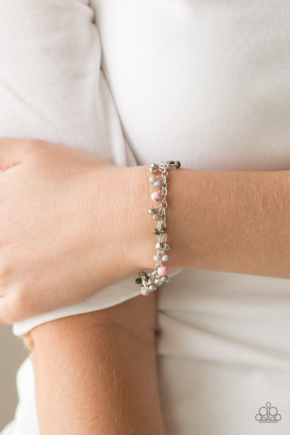 Aquatic Adventure-pink-Paparazzi bracelet