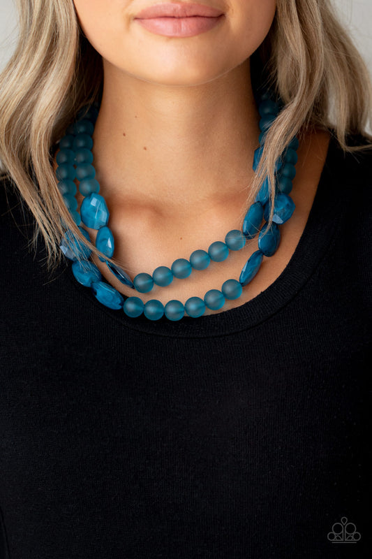 Arctic Art - blue - Paparazzi necklace