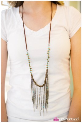 Arizona - Blue - Paparazzi necklace