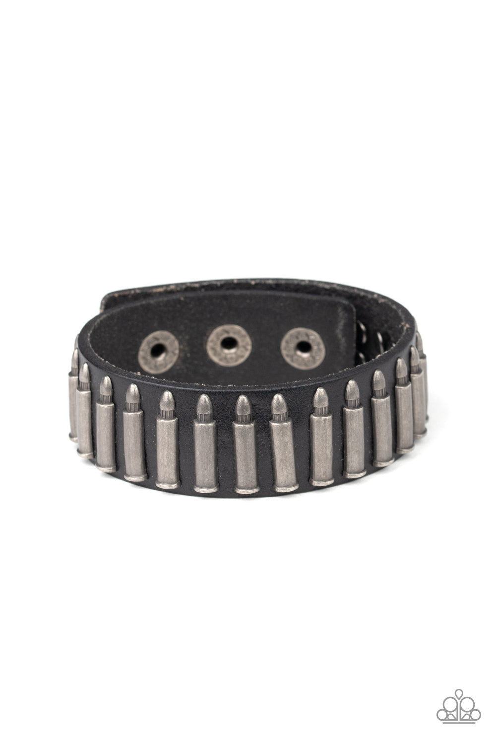 Armed and Dangerous - black - Paparazzi MENS bracelet