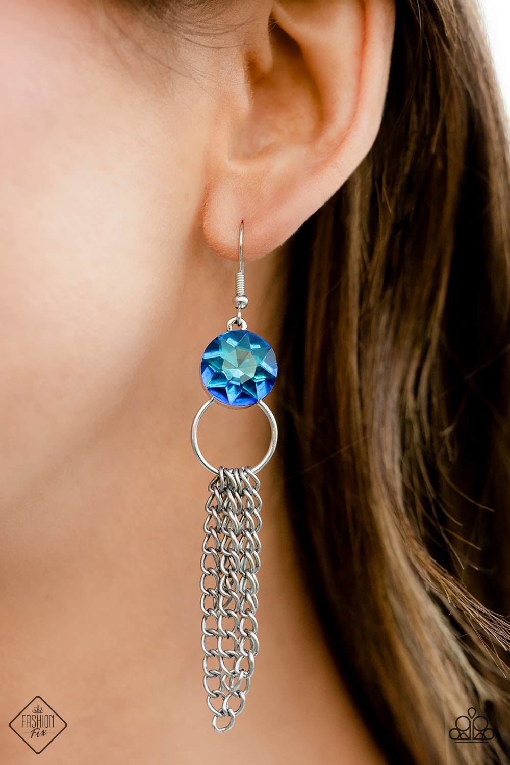 Arthurian A-Lister - blue - Paparazzi earrings