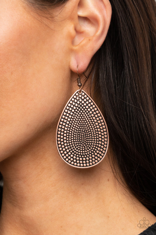 Artisan Adornment - copper - Paparazzi earrings