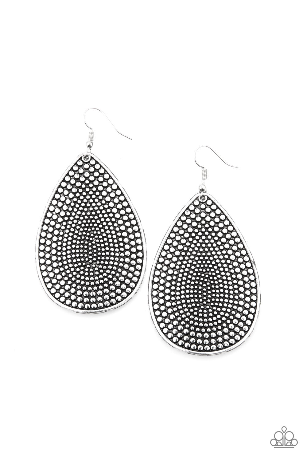 Artisan Adornment - silver - Paparazzi earrings