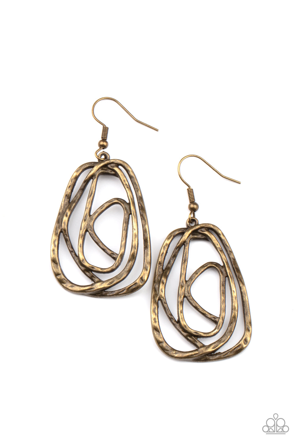 Artisan Relic - brass - Paparazzi earrings