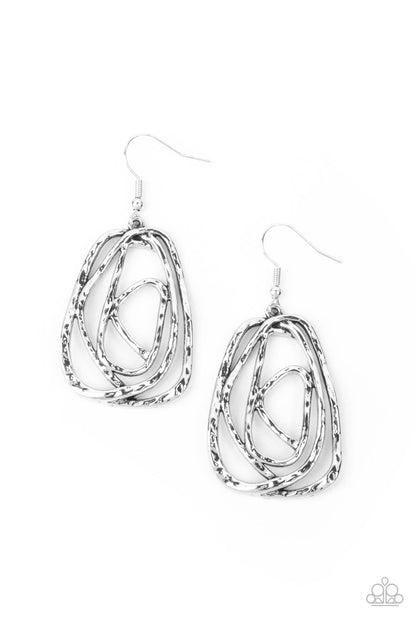 Artisan Relic - silver - Paparazzi earrings