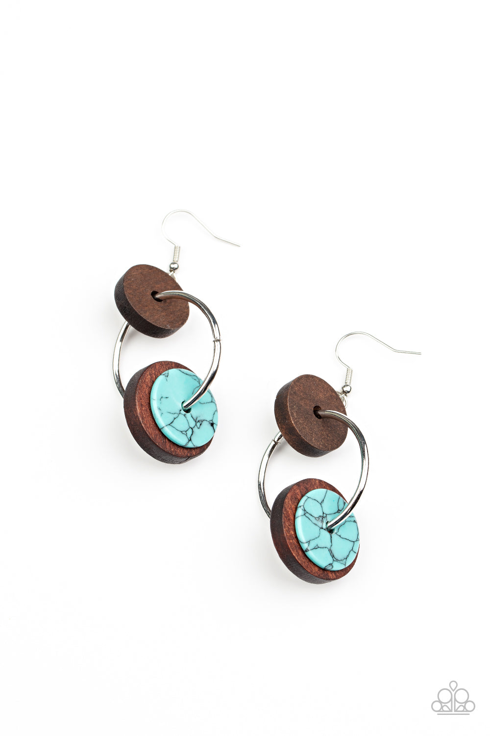 Artisanal Aesthetic - blue - Paparazzi earrings