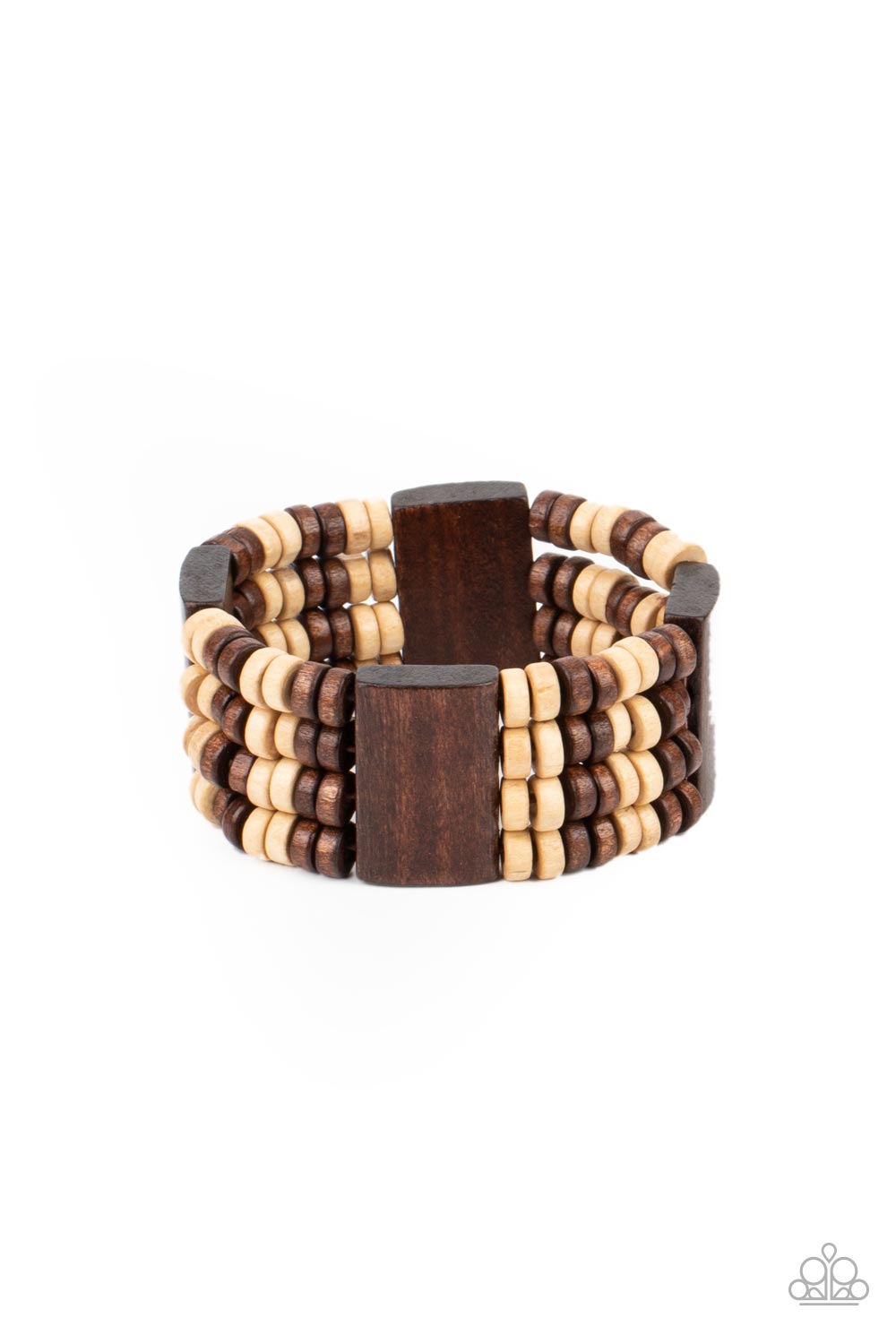 Aruba Attire - brown - Paparazzi bracelet
