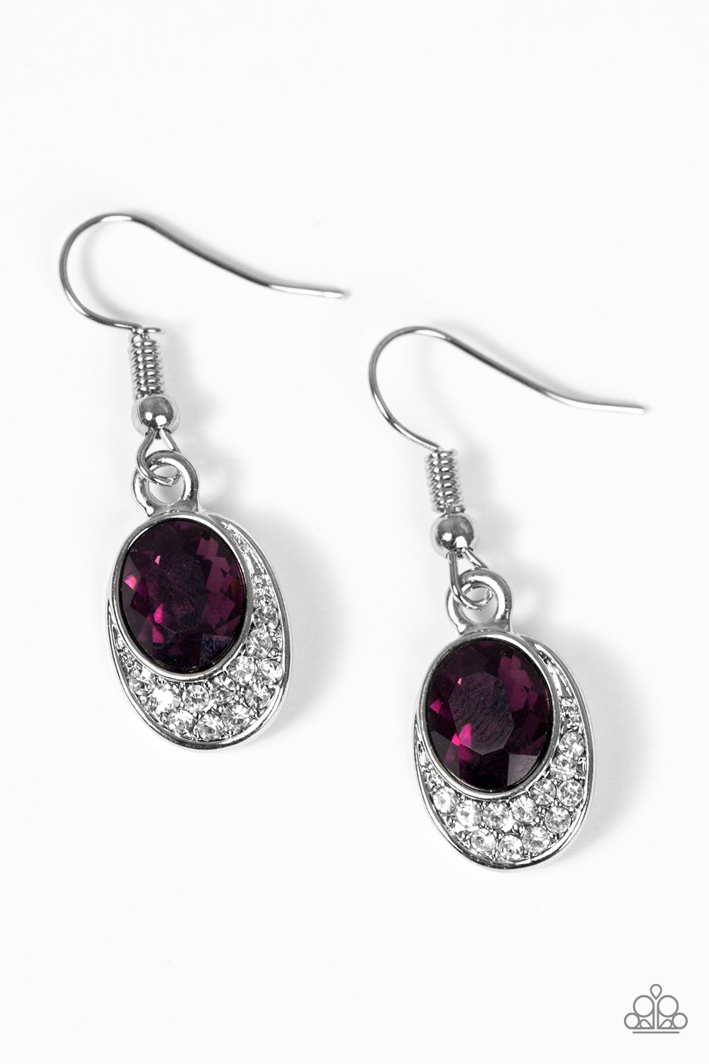 As Humanly POSH-ible - Purple - Paparazzi earrings