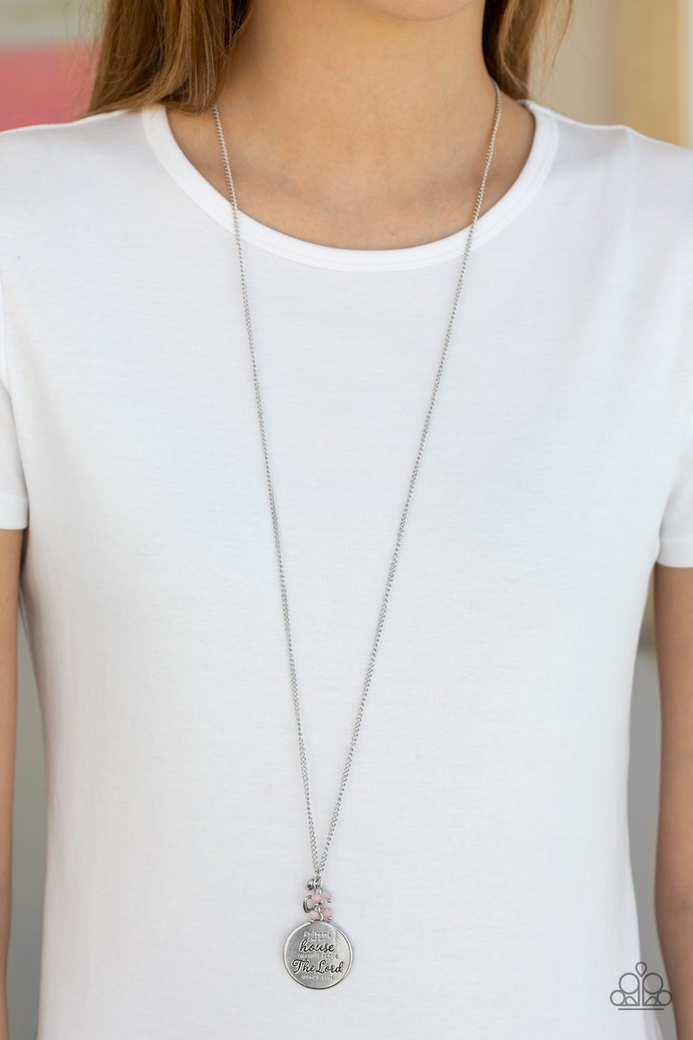 As For Me - pink - Paparazzi necklace