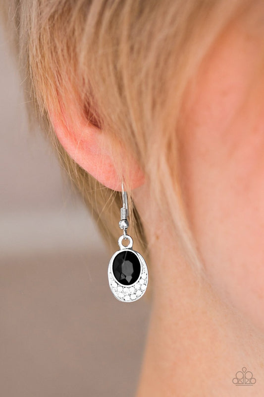 As Humanly POSH-ible - black - Paparazzi earrings