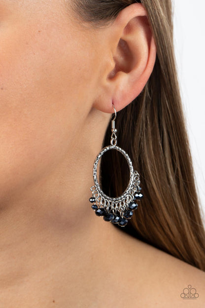 As if by Magic - blue - Paparazzi earrings