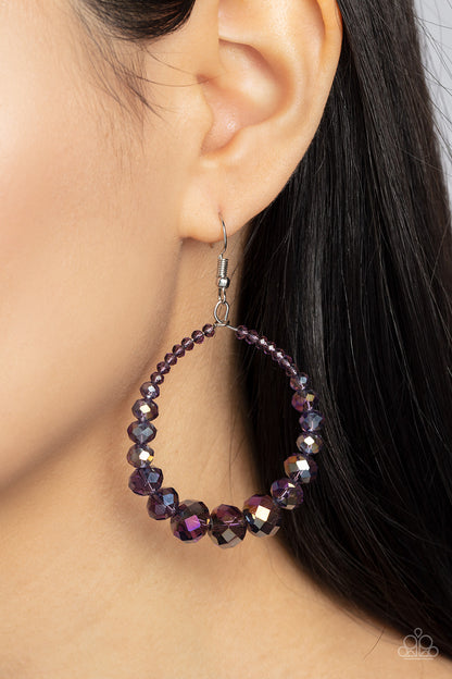 Astral Aesthetic - purple - Paparazzi earrings