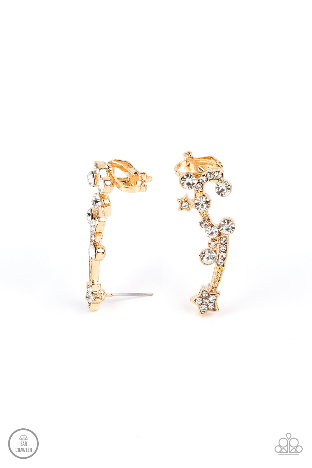 Astral Anthem - gold - Paparazzi earrings