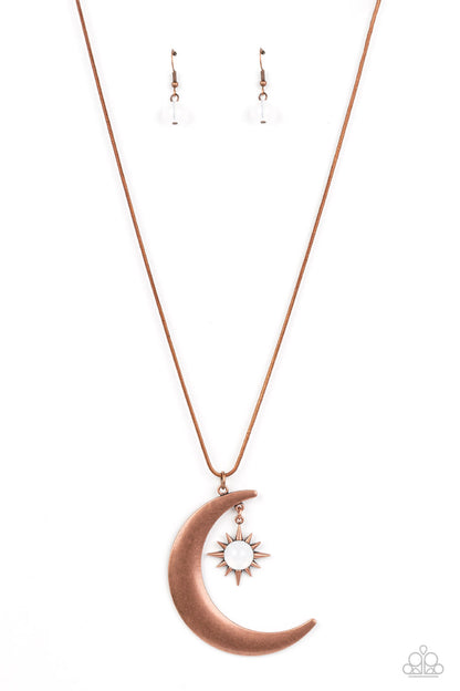 Astral Ascension - copper - Paparazzi necklace