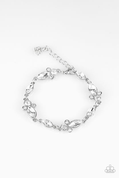 At Any Cost - white - Paparazzi bracelet