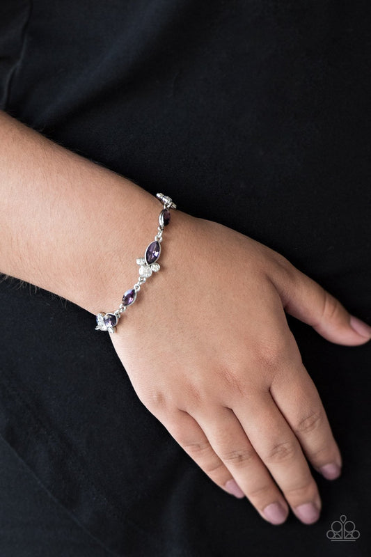 At Any Cost - purple - Paparazzi bracelet