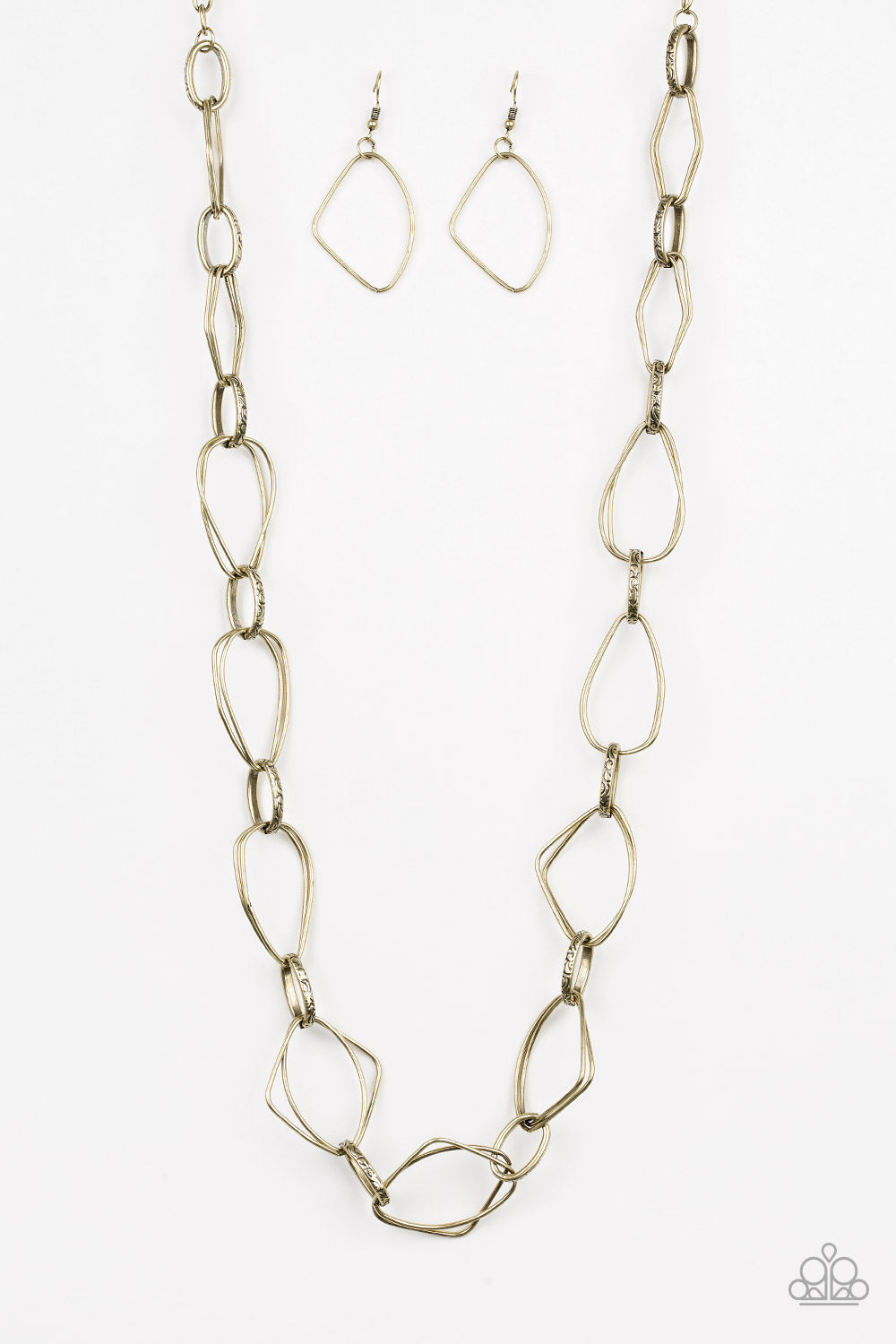 Attitude Adjustment - brass - Paparazzi necklace