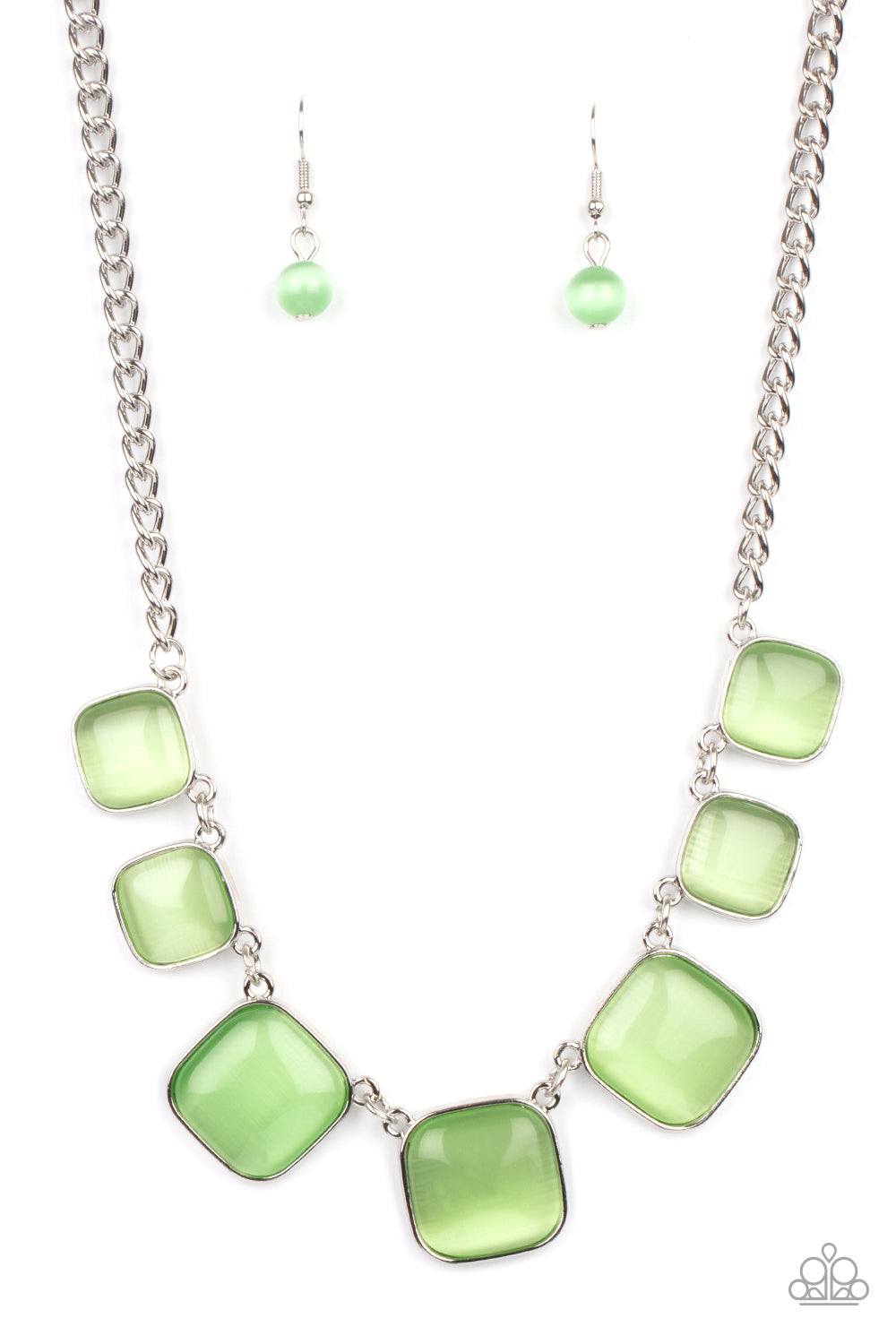 Aura Allure - green - Paparazzi necklace