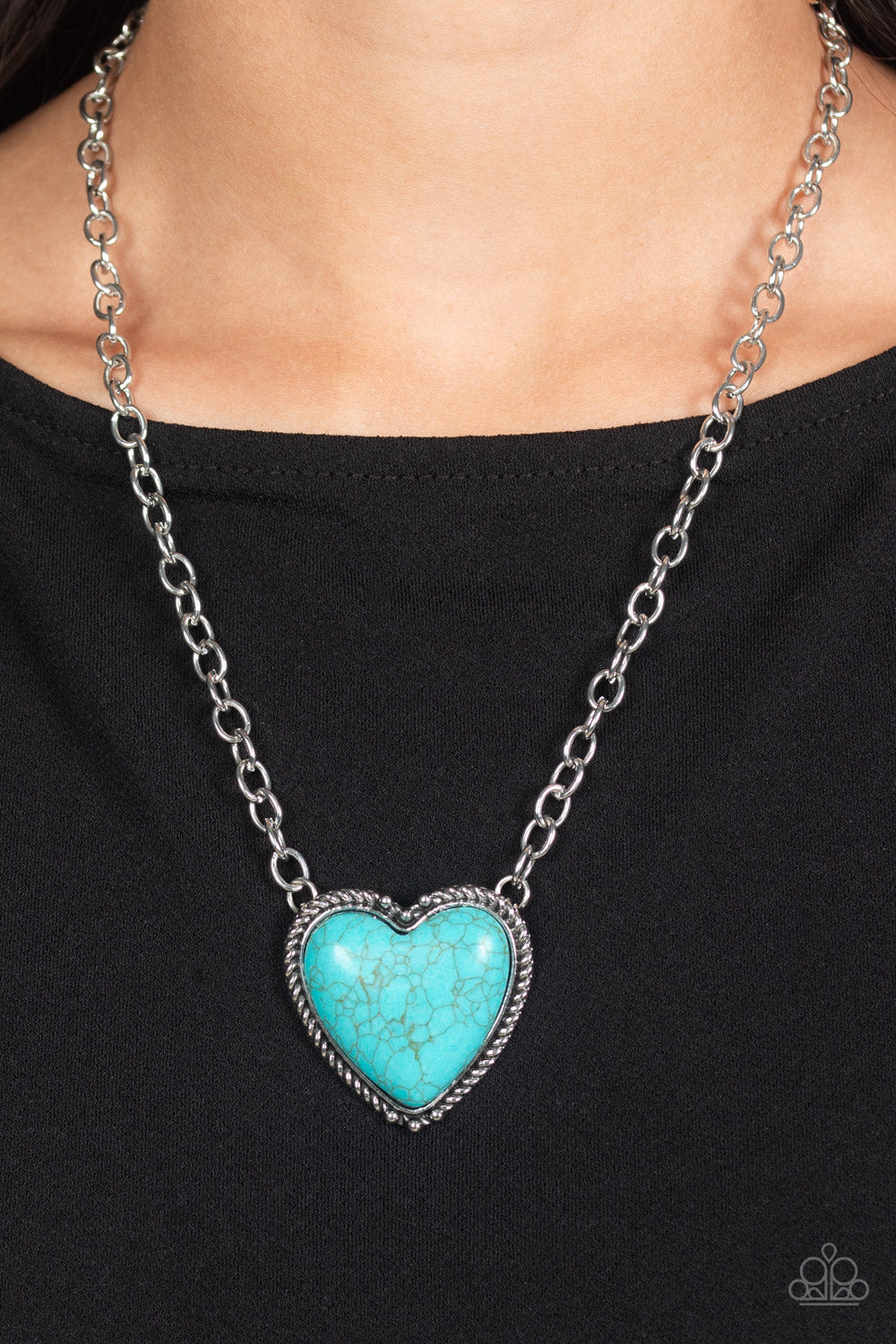 Authentic Admirer - blue - Paparazzi necklace