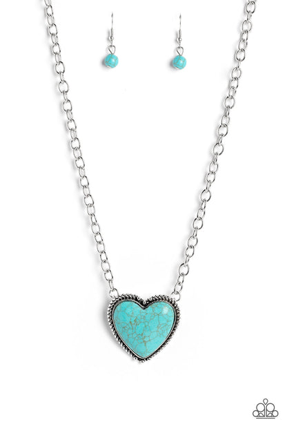 Authentic Admirer - blue - Paparazzi necklace