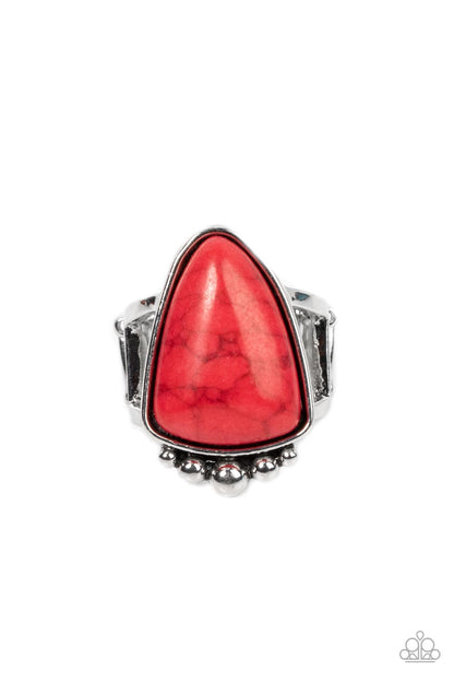 Authentically Adobe - red - Paparazzi ring