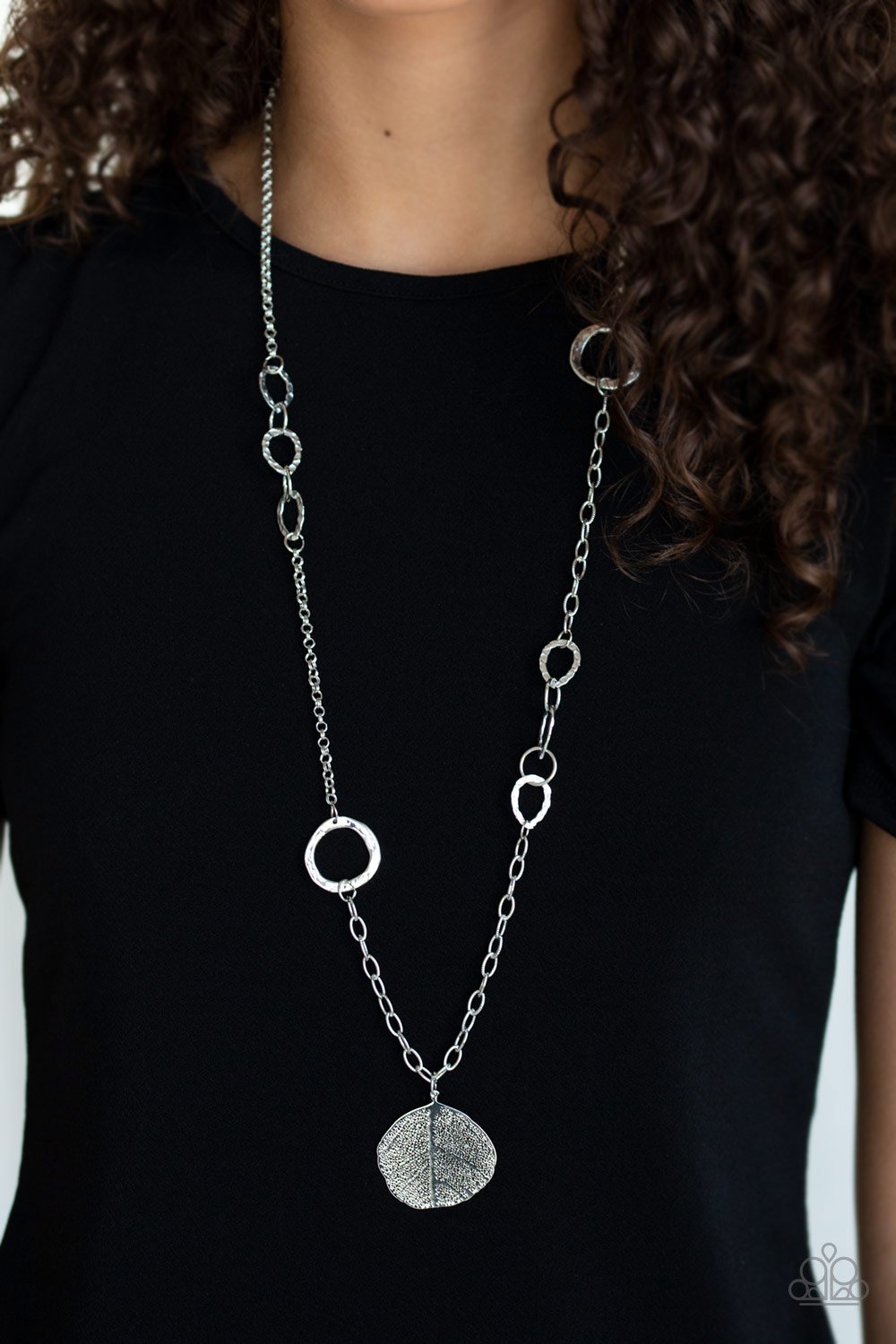 Autumn Collage-silver-Paparazzi necklace