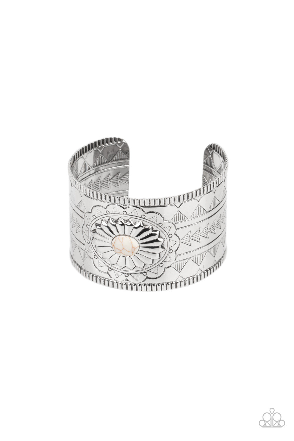 Aztec Artisan - white - Paparazzi bracelet