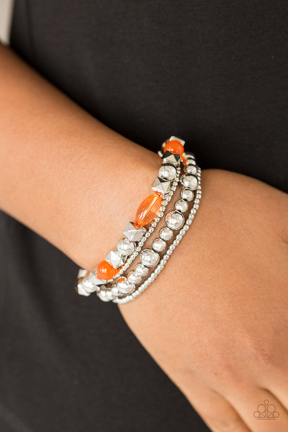 BABE-alicious - orange - Paparazzi bracelet