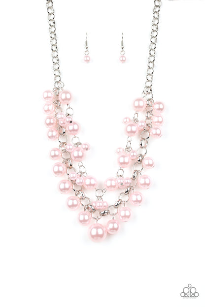 BALLROOM Service - pink - Paparazzi necklace