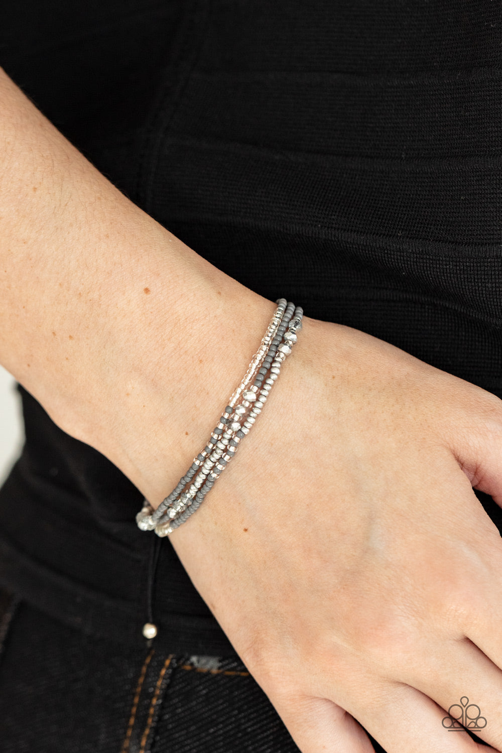 BEAD Me Up, Scotty! - silver - Paparazzi bracelet