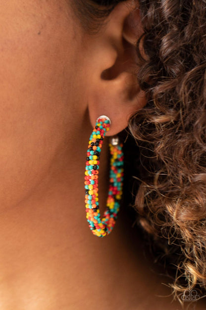 BEAD My Lips - multi - Paparazzi earrings