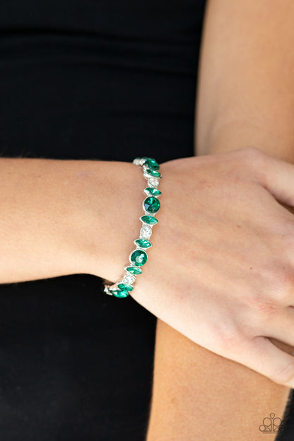 BLING Them To Their Knees - green - Paparazzi bracelet