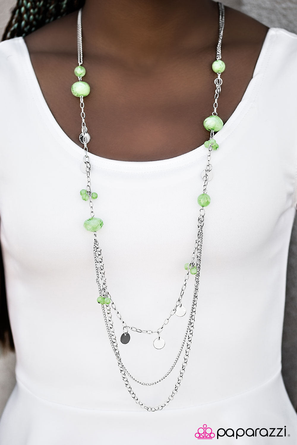 BOSSanova - Green - Paparazzi necklace
