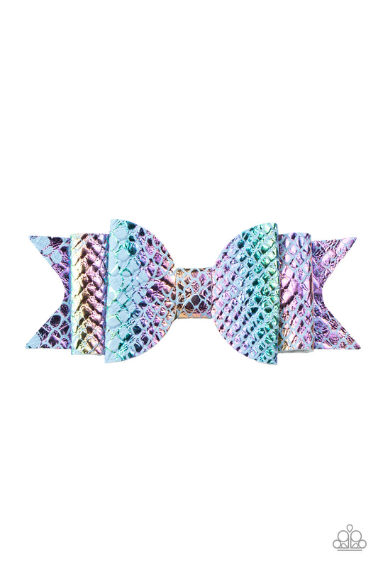 BOW Your Mind - blue - Paparazzi hair clip