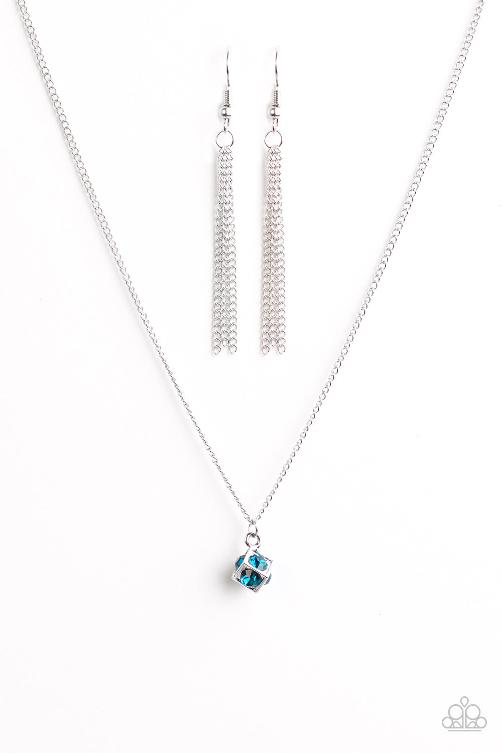 BOX-buster - Blue - Paparazzi necklace