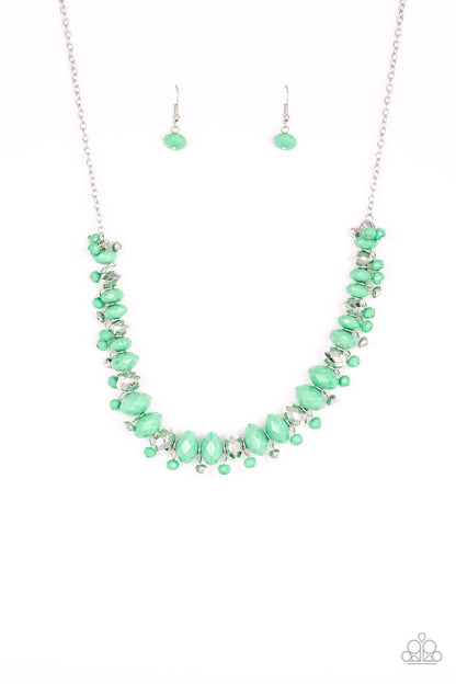 BRAGS to Riches - green - Paparazzi necklace