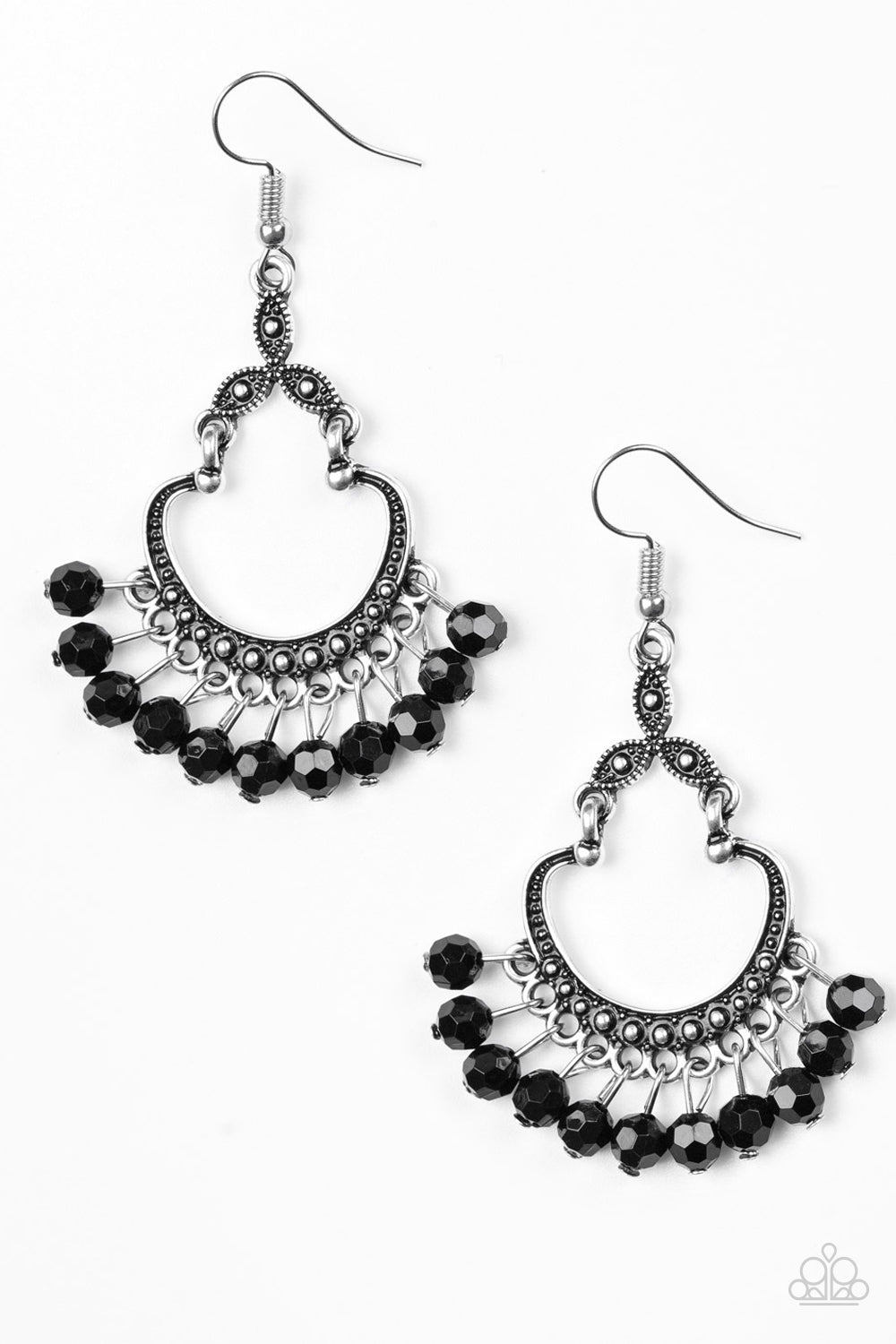 Babe Alert - black - Paparazzi earrings