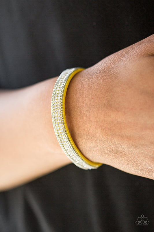 Babe Bling - yellow - Paparazzi bracelet