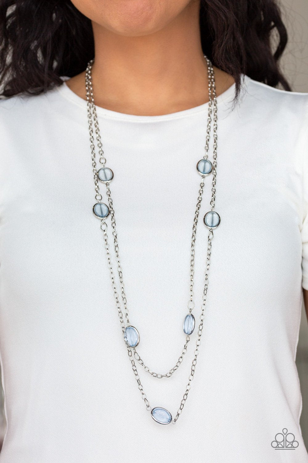Back for More-blue-Paparazzi necklace