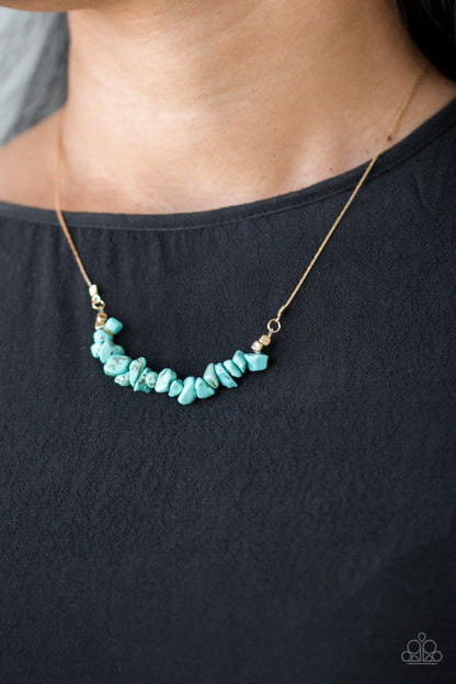 Back to Nature-blue-Paparazzi necklace