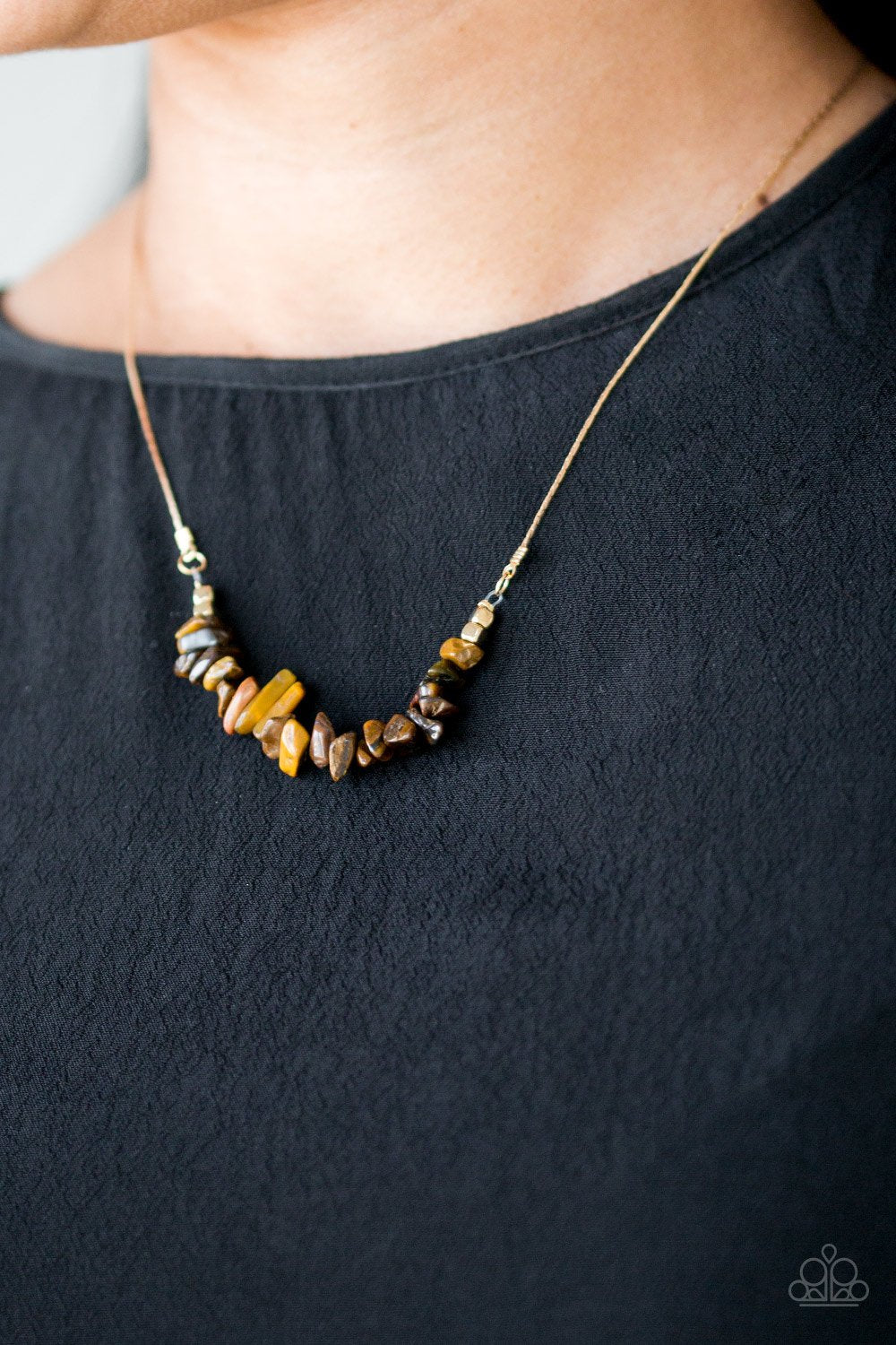 Back to Nature-brown-Paparazzi necklace