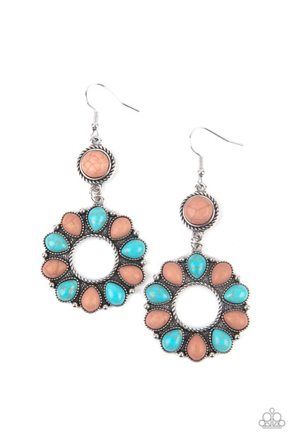 Back At The Ranch - multi - Paparazzi earrings