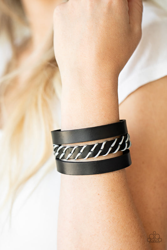 Backroad Bounty - black - Paparazzi bracelet