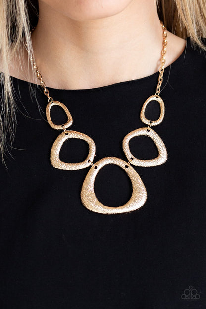 Backstreet Bandit-gold-Paparazzi necklace