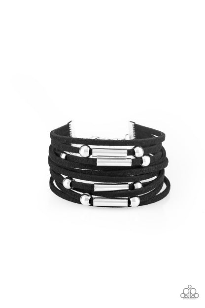 Back to Backpacker - black - Paparazzi bracelet